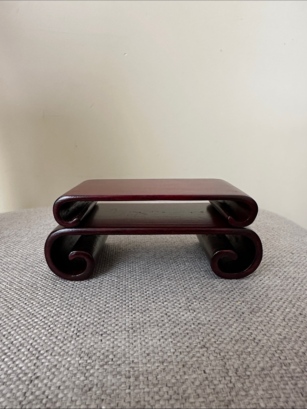 NEW listing - Vintage Set of Two Asian Wooden Stands
